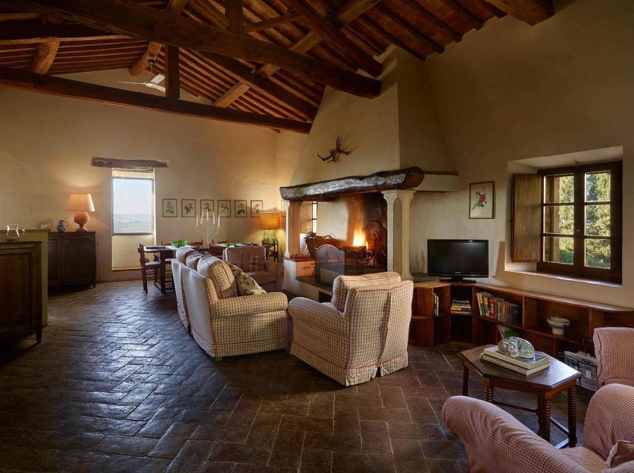 Villa Borgo Lucignanello Bandini San Giovanni dʼAsso Exterior foto